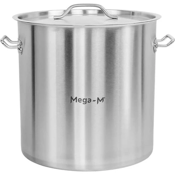 Mega-M Standard 50L cateringgryde med låg - Ø40 cm x H40 cm