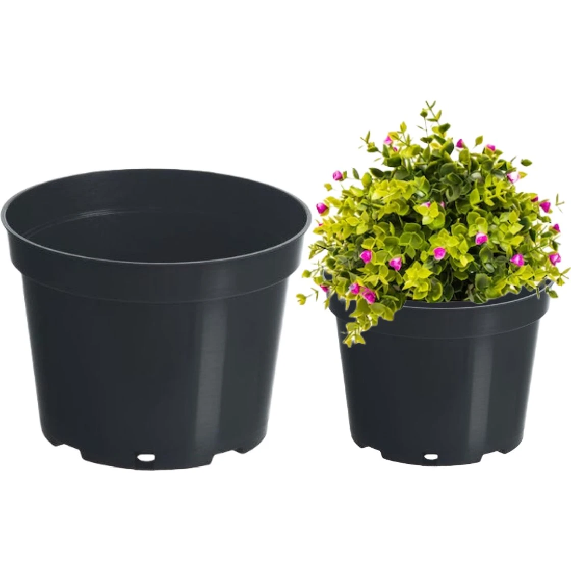 Produktionsgryde i plast, sort, 4 l, 21 cm