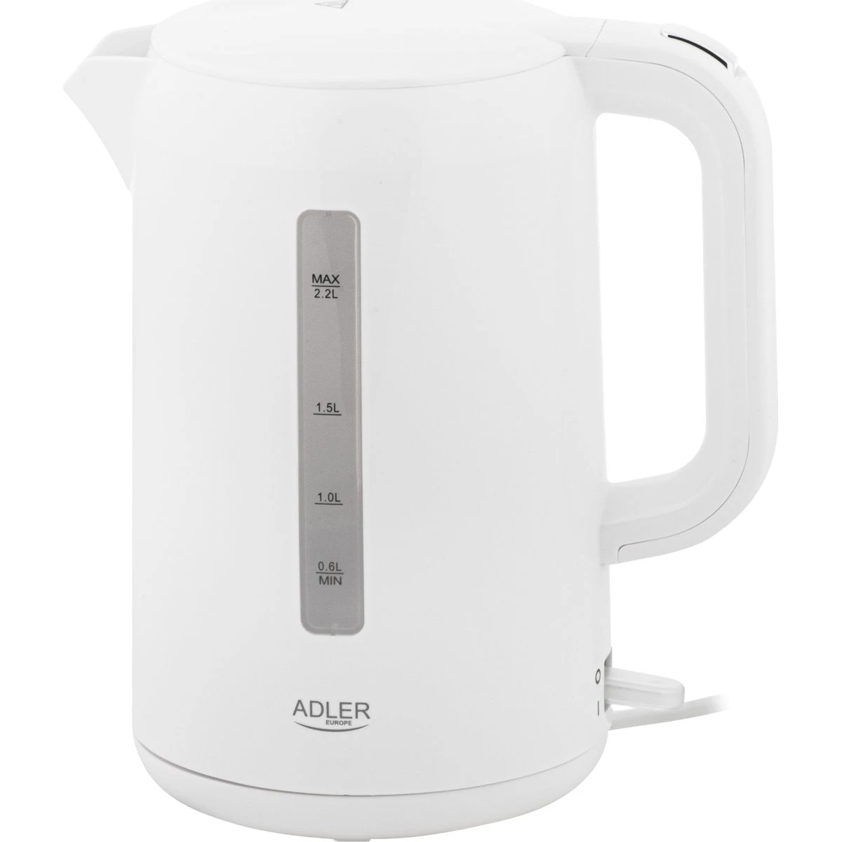 Adler AD 1386 Elkedel - 2.2L, 2200W - Hvid