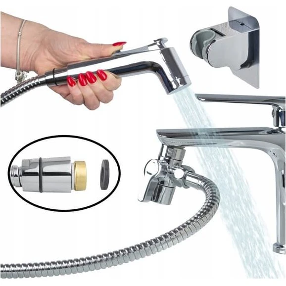 MIA Bidet sæt med bruseslange til håndvaskarmatur