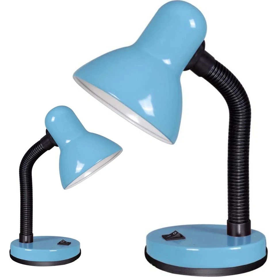 Skrivebordslampe Bøjelig LED - Blå