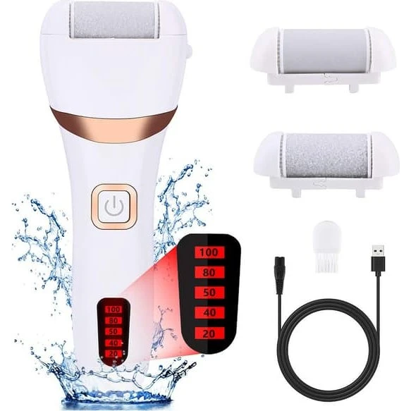 Elektrisk Fodfil – Pedicure med 3 slibehoveder