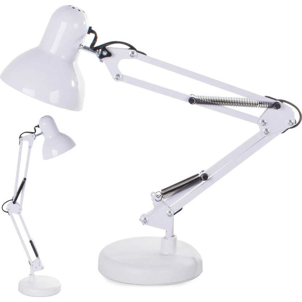 Skrivebordslampe med Arm - Justerbar LED Bordlampe