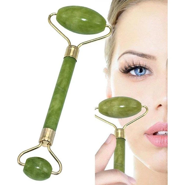 Jade Facial Roller - Ansigtsmassage og hudplejeværktøj