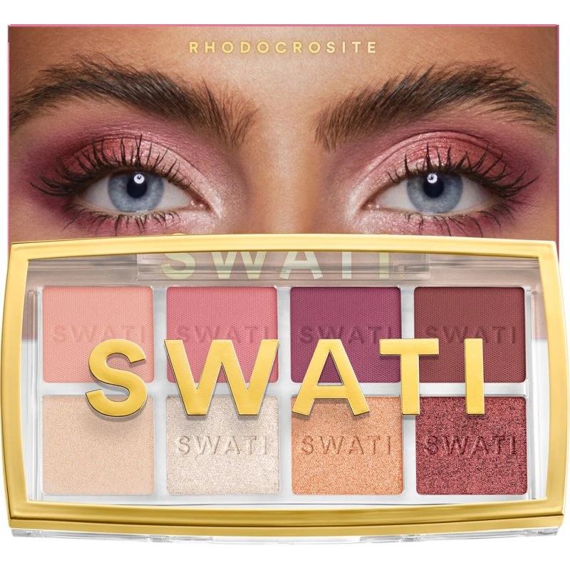 Swati Rhodochrosiste Øjenskyggepalette – 8 nuancer