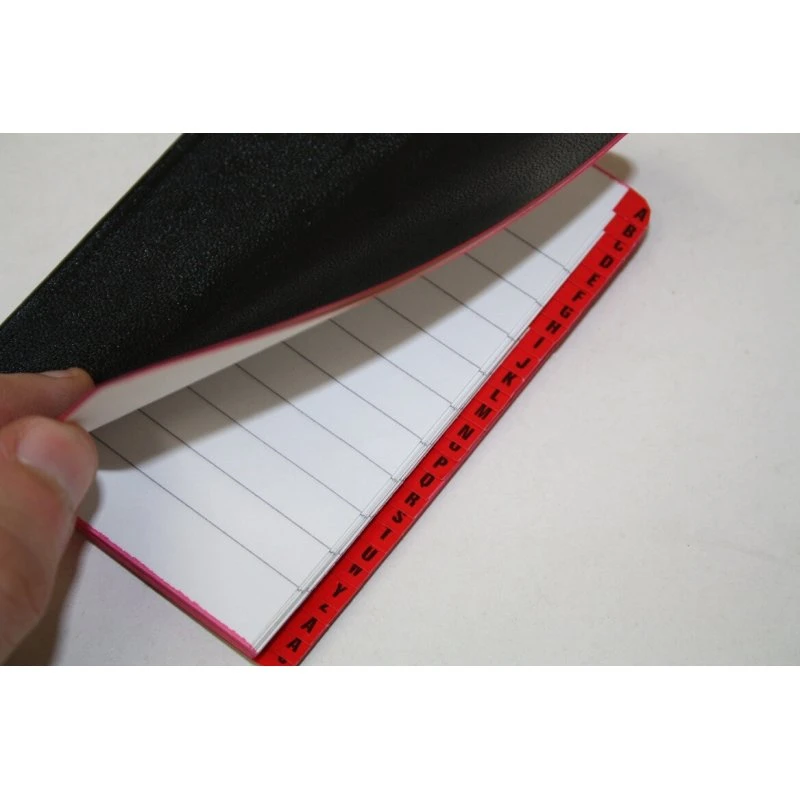BRIGHTOFFICE Notes A7 Index - sort voks, 72 blade