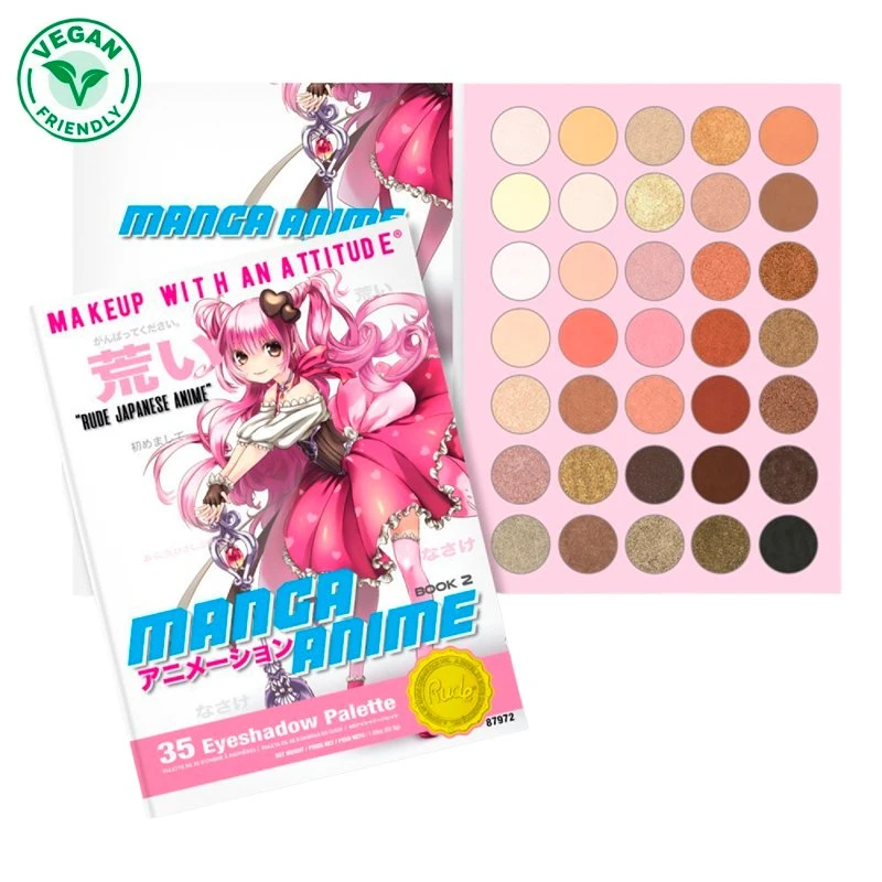 RUDE Cosmetics Manga Anime 35 Eyeshadow Palette