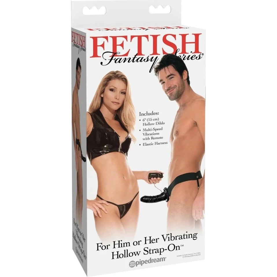Fetish Fantasy StrapOn Vibrator med naturlig bue - 17 cm
