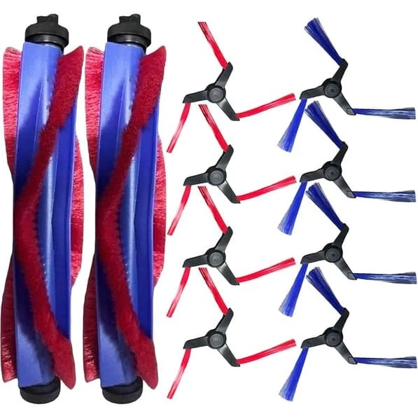 Dyson Spot+ Scrub AI: 10-pak reservedele (2 hovedbørster & 8 sidebørster)