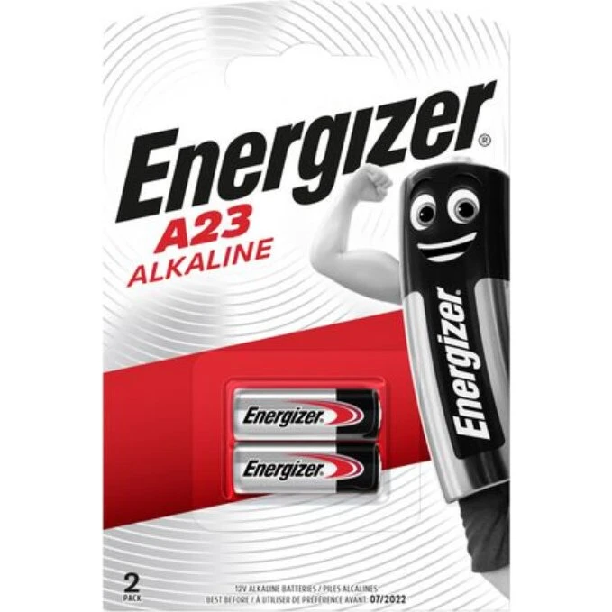 Energizer A23/E23A alkaliske batterier 2-pak