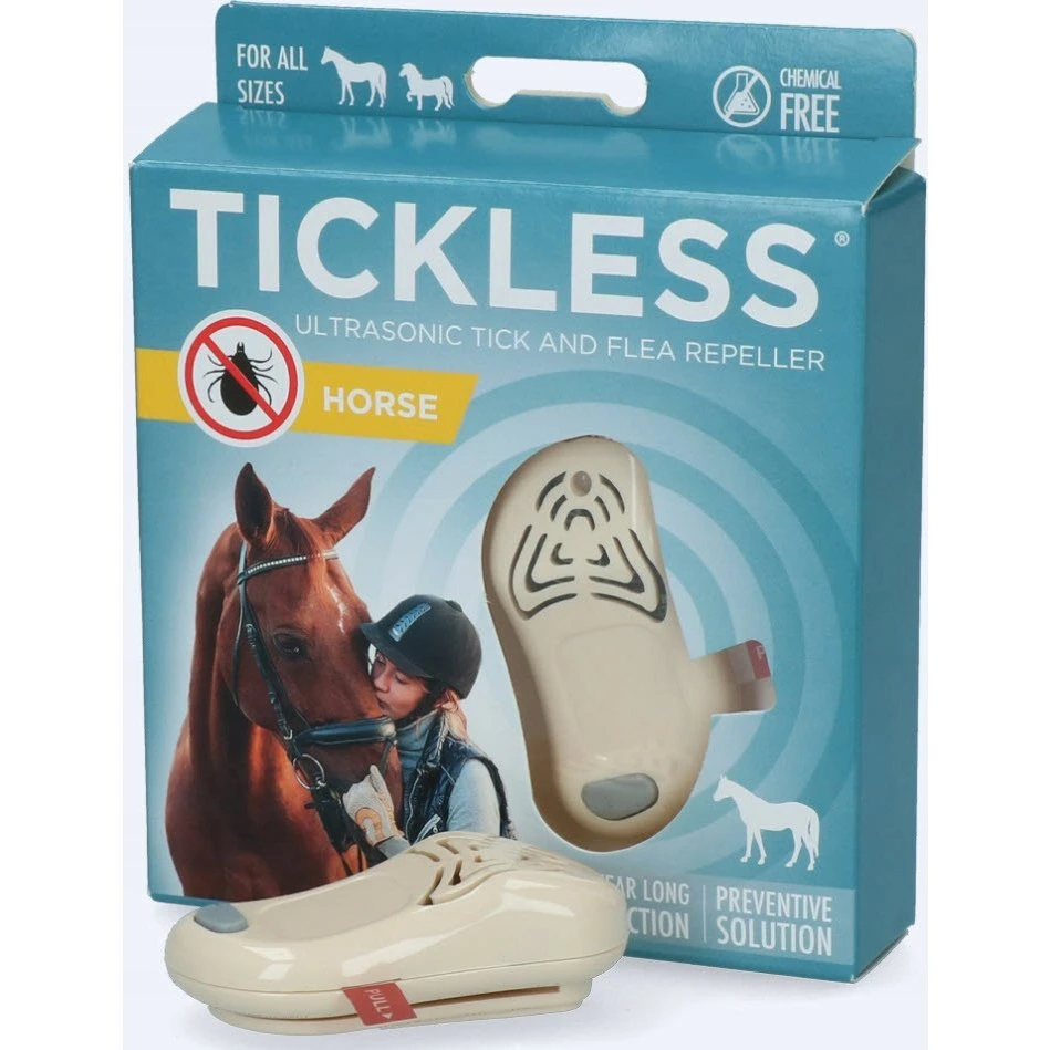 Tickless PRO10-105BE Flåtafviser til Heste - Beige
