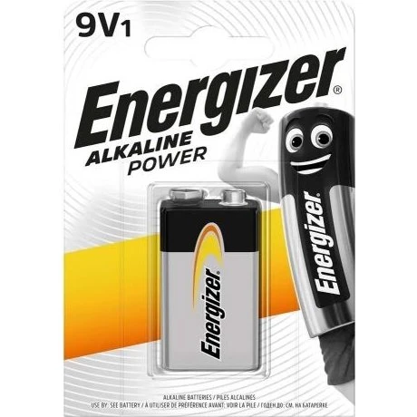 Energizer Alkaline Power 9V 600 mAh – 1 stk.
