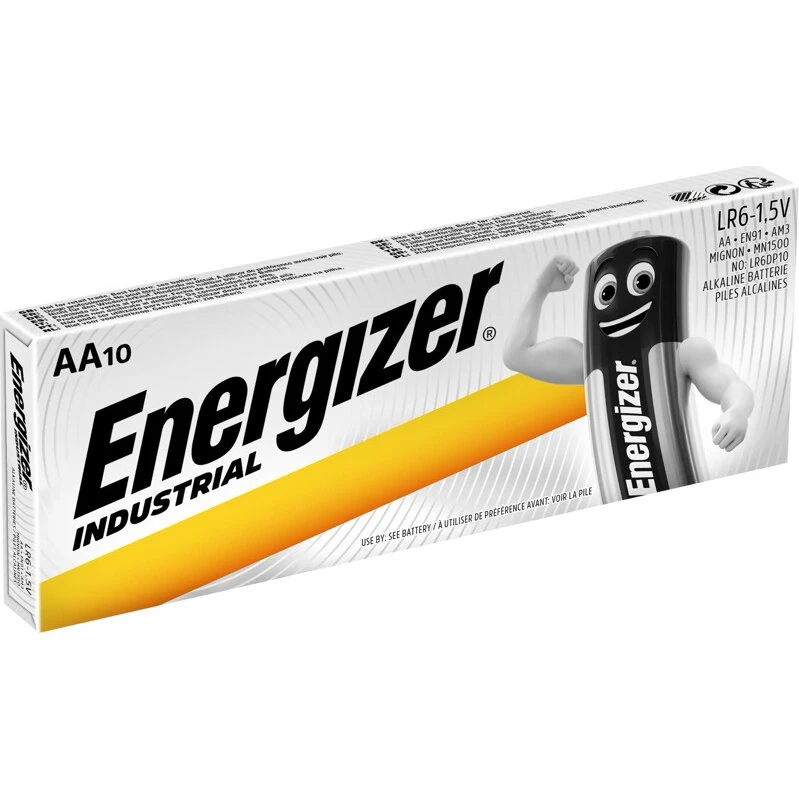 Energizer Industrial AA 10-pack - Alkalisk batteri