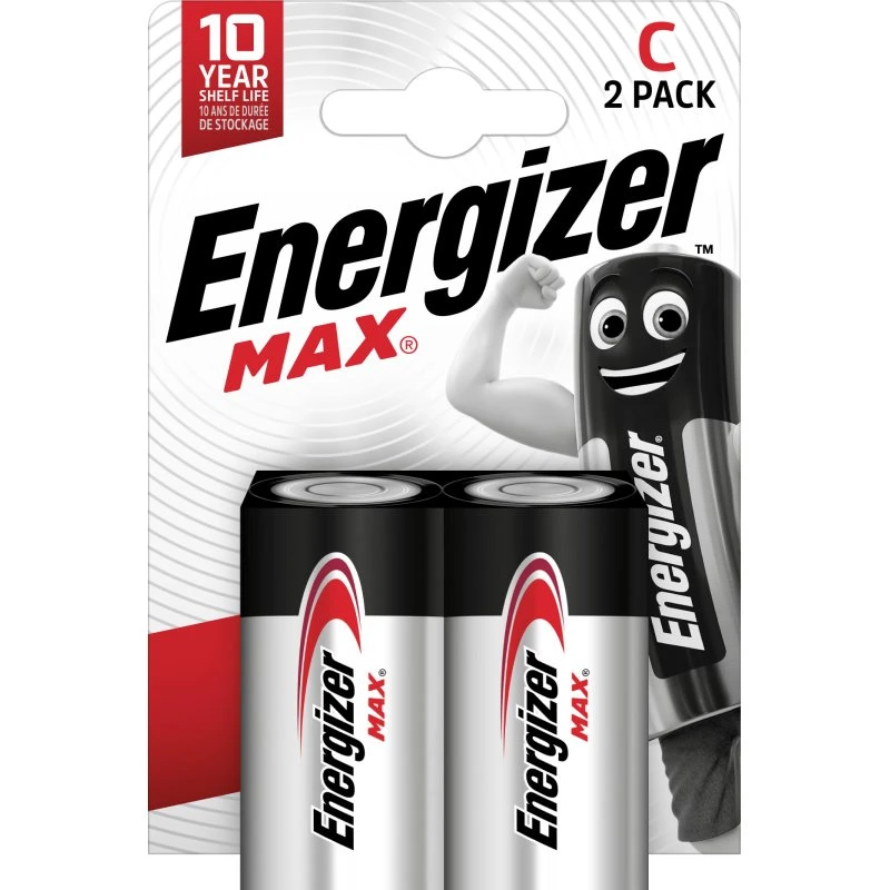 Energizer MAX C (E93) 2-pak - LR14 alkalisk