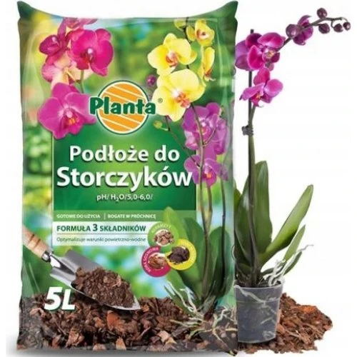 Planta Jord til orkideer, substrat, 5 l
