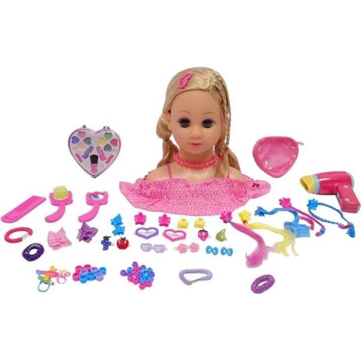 Happy Friend Sminkehoved - Blond dukke til styling