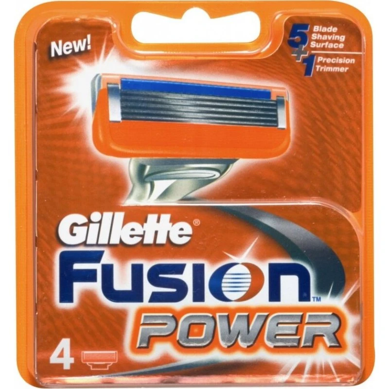 Gillette Fusion5 Barberblade 4 stk (5-blade)