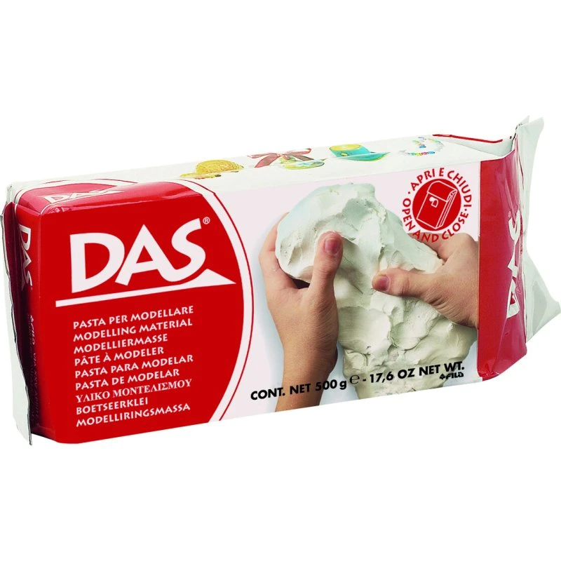 DAS Modellervoks 500 g – Hvid (selvhærdende)