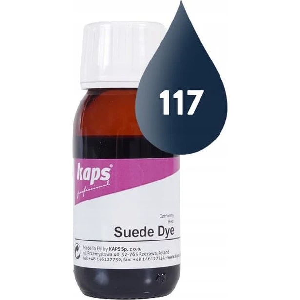 Kaps Suede Dye Specialistfarve til Ruskind & Nubuck - Marineblå 50 ml