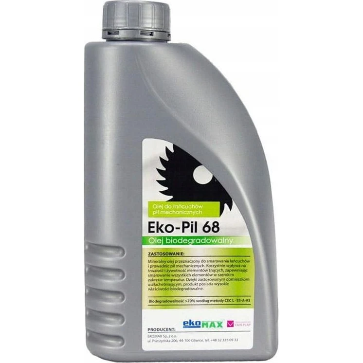 EKO-PIL 68 Kædeolie 1L - Bionedbrydelig til motorsave