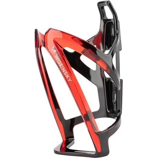 Wozinsky WUR-01BR Cykel Flaskeholder Kurv - Sort og Rød