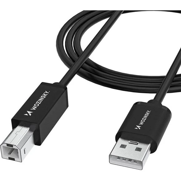 Wozinsky WKDDY4S USB-B til USB-A Kabel, 1m, Sort
