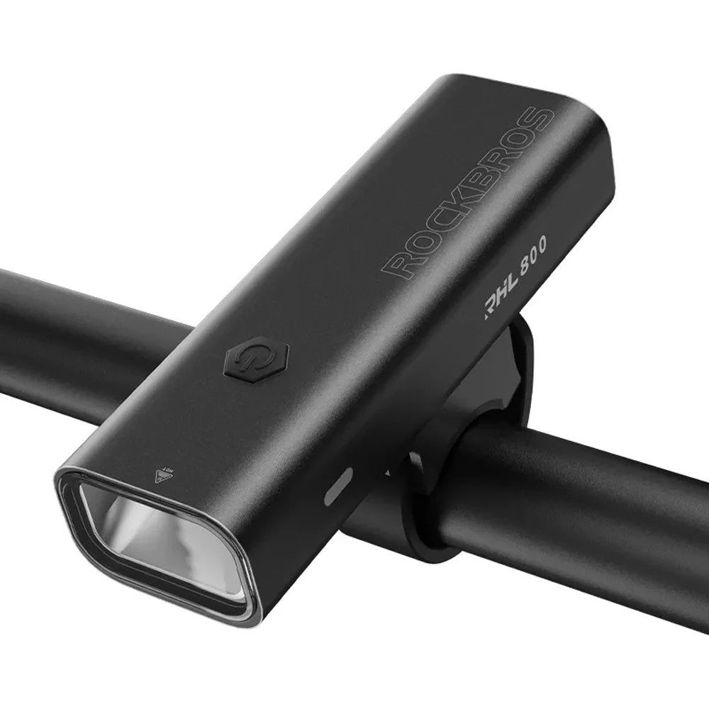Rockbros Cykellygte 800 lm med USB-C og 3000 mAh batteri