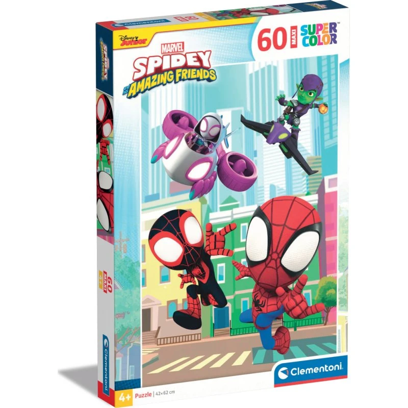 Clementoni Marvel Spidey Maxi Puslespil 60 brikker