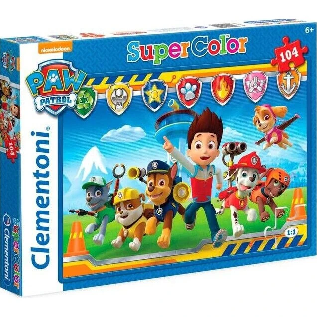 Clementoni Paw Patrol puslespil - 104 brikker