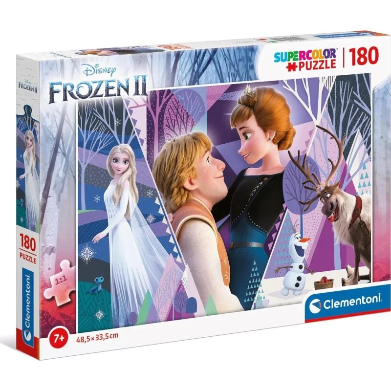 Clementoni Frozen 2 Puslespil 180 brikker - Super Color