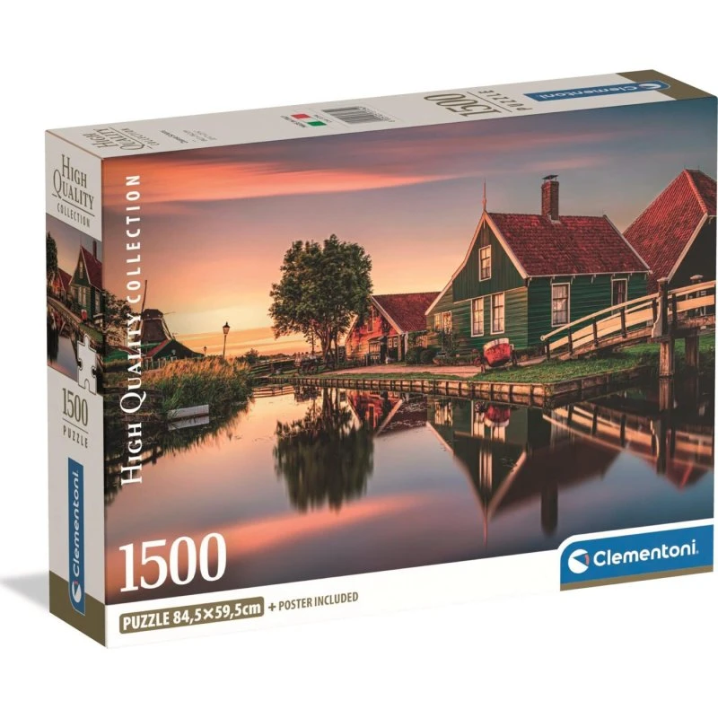 Clementoni Puslespil Zaanse Schans 1500 brikker