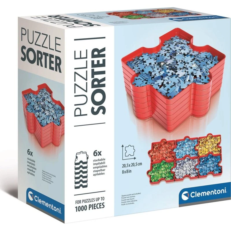 Clementoni Sorteringsbakker til Puslespil - 6 stk