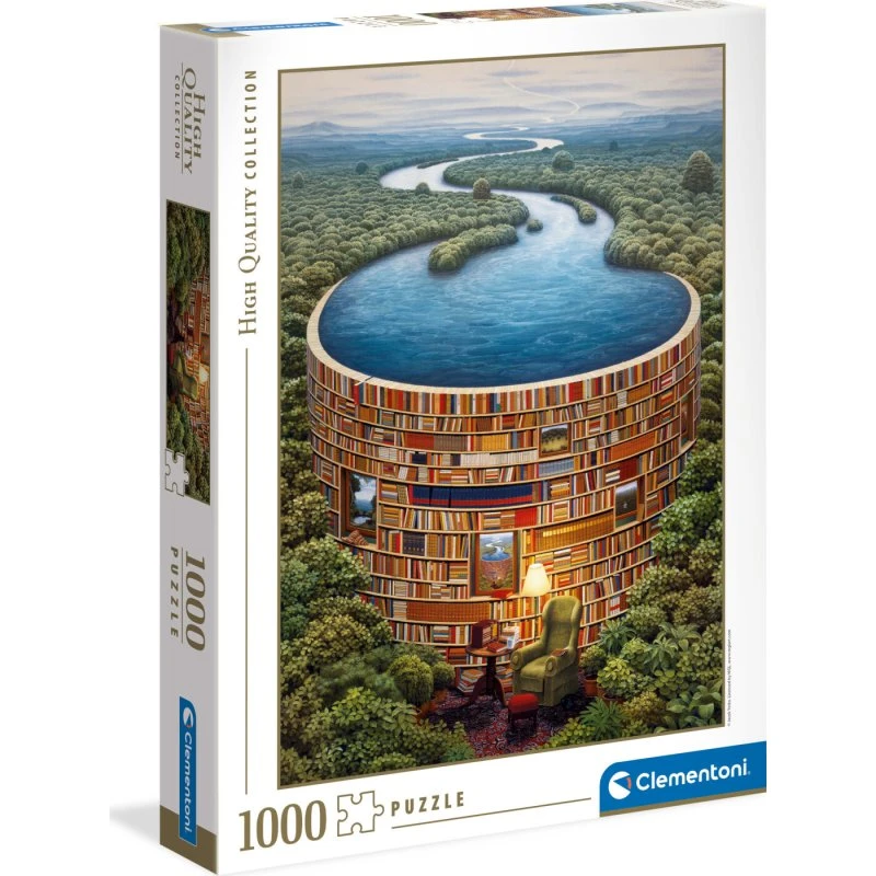 Clementoni 1000 brikker - Bibliodame (High Quality)