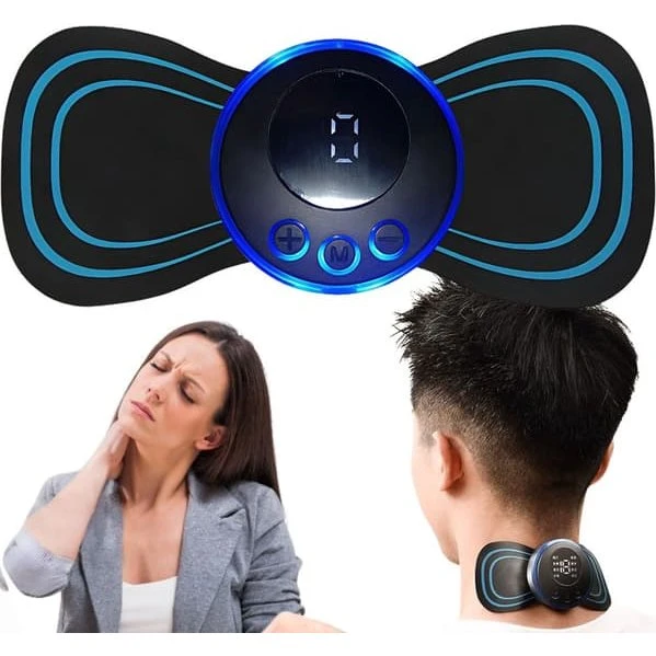 EMS-minimassager til mave og nakke med 19 niveauer