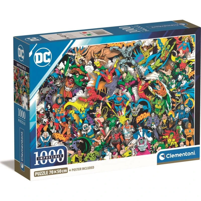 Clementoni Justice League 'Impossible' 1000 brikker