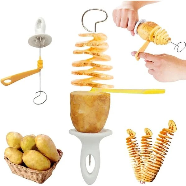 4x Tornado Kartoffel - Kartoffelspiral til kreative snacks