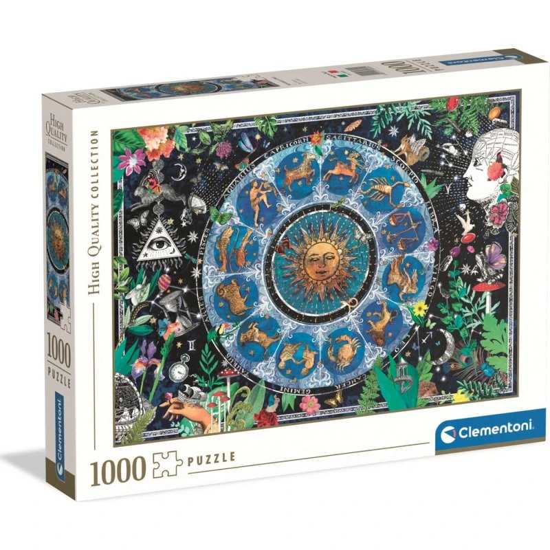 Clementoni Puslespil – Astrologisk Kort, 1000 brikker