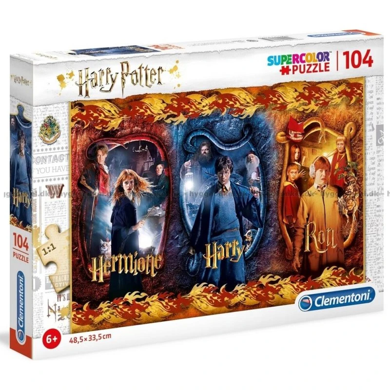Clementoni Harry Potter Puslespil 104 brikker - Super Color