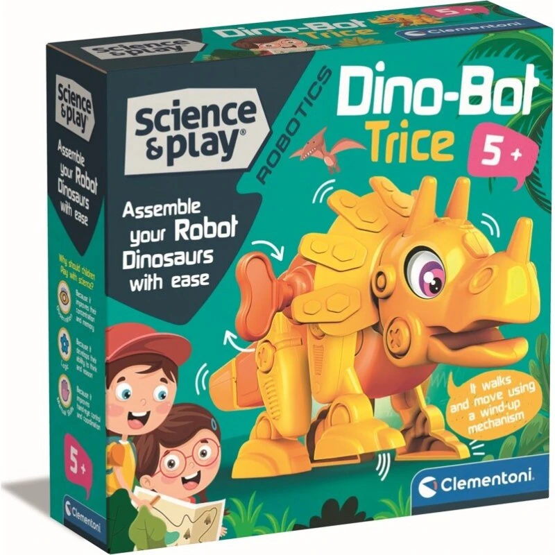Clementoni Triceratops Dino-Bot Robot Samlesæt