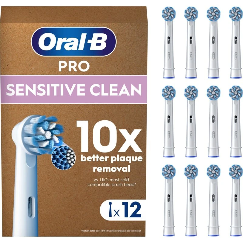 Oral-B Sensitive Clean Børstehoveder 12 stk