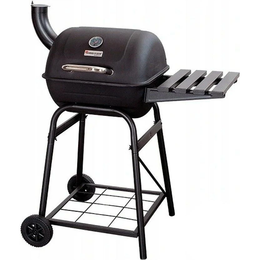 Master Grill Locomotive MG508 Kulgrill i stål med hjul