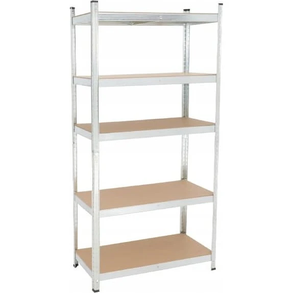 FURNITEX 2-i-1 Metalreol 180x90x40cm - 5 hylder 875kg