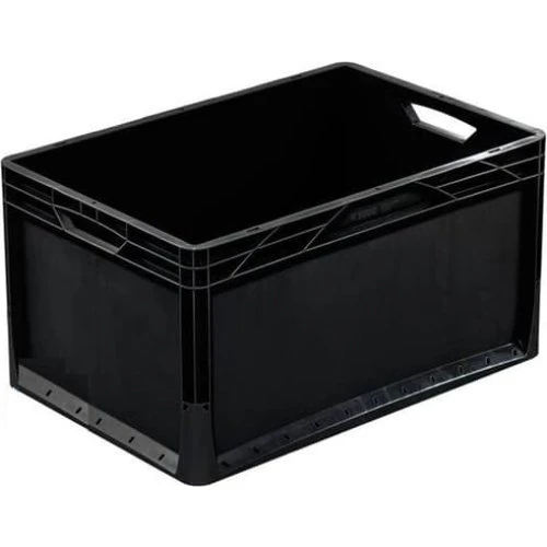 Opbevaringsbeholder 600x400x320 Sort - 66L