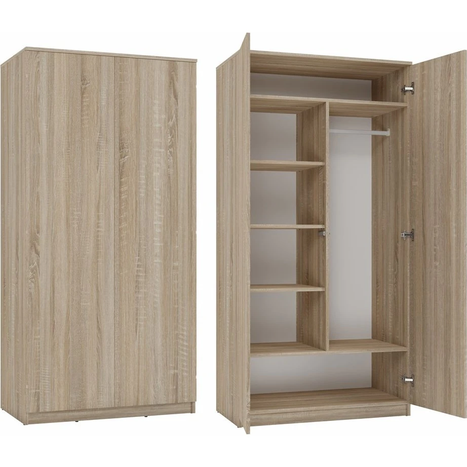 Malwa SD-90 Sonoma Garderobe med Tip-On system