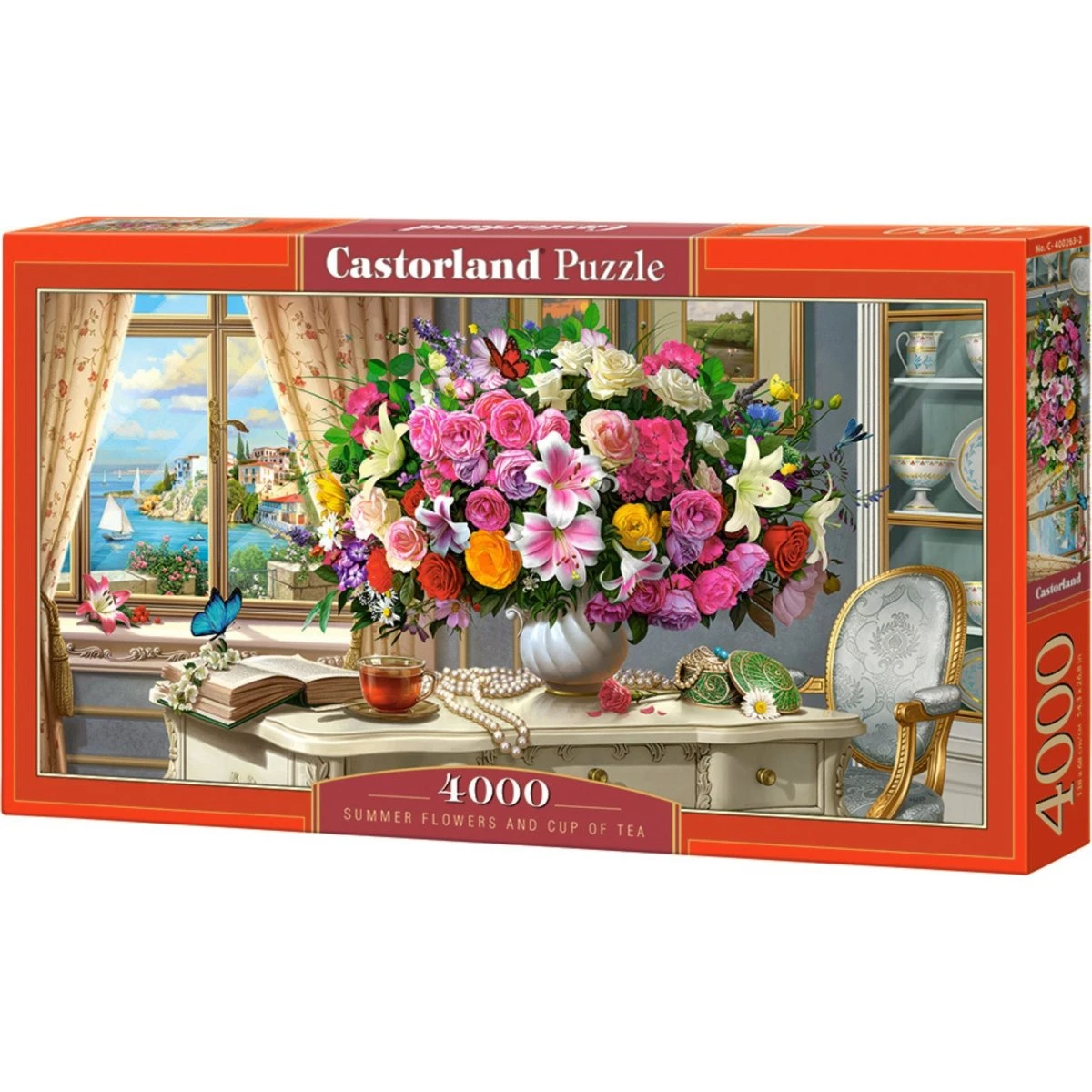 Castorland Puslespil Sommerblomster på bord - 4000 brikker