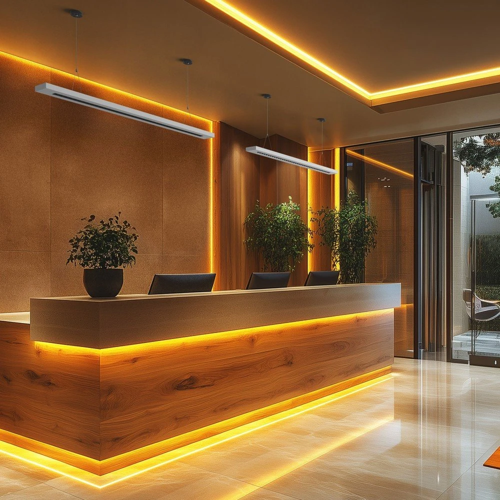 Spectrum Plank 120cm LED-armatur - 40W CCT RA90 Hvid