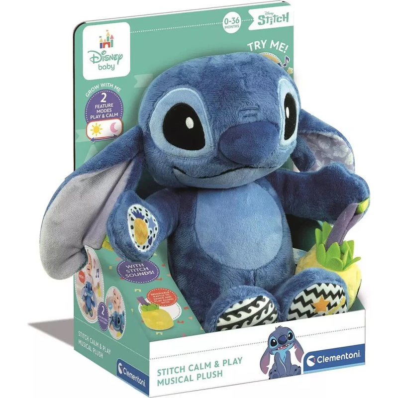 Disney Stitch interaktiv bamse med lyd - Clementoni