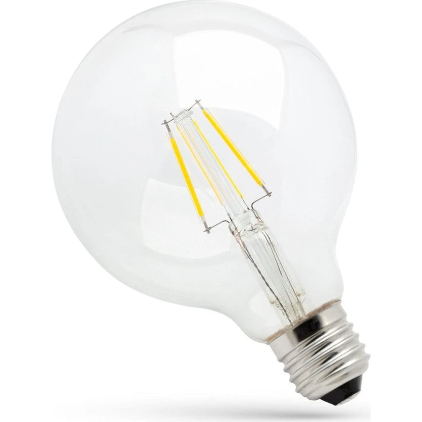 Spectrum 4W LED Globepære E27 - Dæmpbar, 2700K, 380lm, Flicker-free