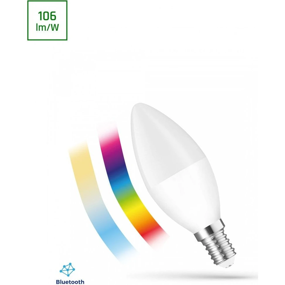 Spectrum Smart Easy LED kertepære E14 4,9W RGBW+CCT DIM