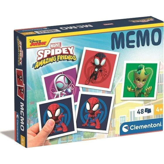 Clementoni Spidey Memo - Vendespil 48 kort